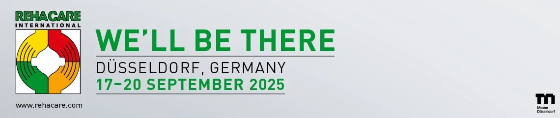 Logo rehacare 2025 feria Alemania